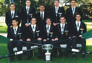 1st Boys VIII 2000, APS Head of the River winners.